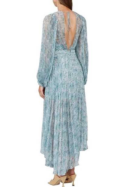 Acler Astone Dress - Blue Floral - Image 14