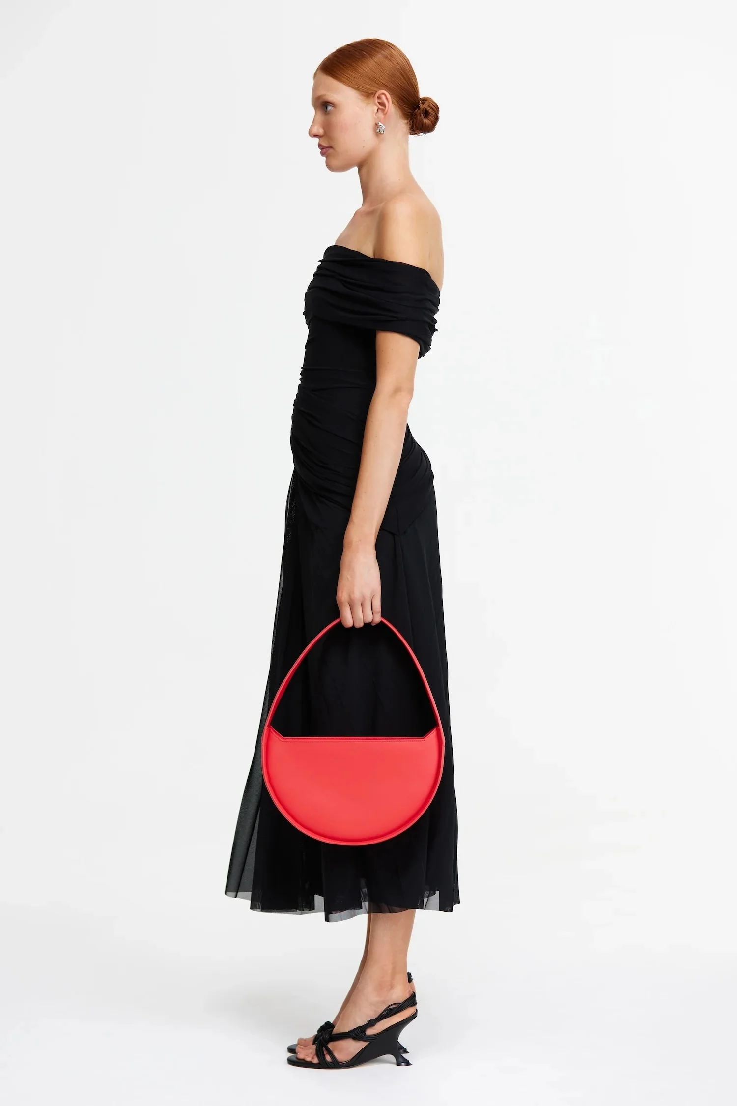 Acler Birch Bag Medium - Chilli - Image 4