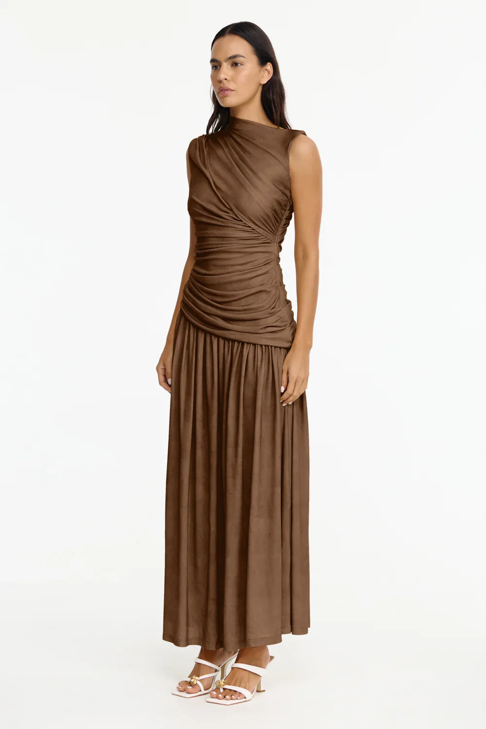 Acler Deanhill Maxi Dress - Sepia - Image 2