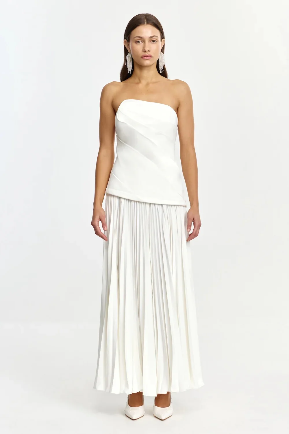 Acler Harden Maxi Dress - Ivory