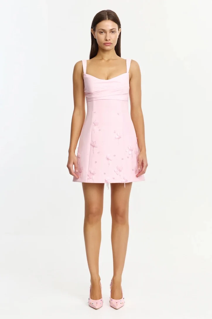 Acler Kendi Mini Dress - Fairy Floss