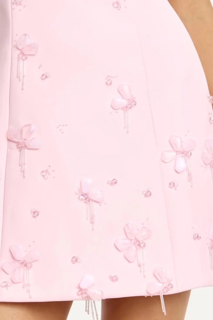 Acler Kendi Mini Dress - Fairy Floss - Image 4