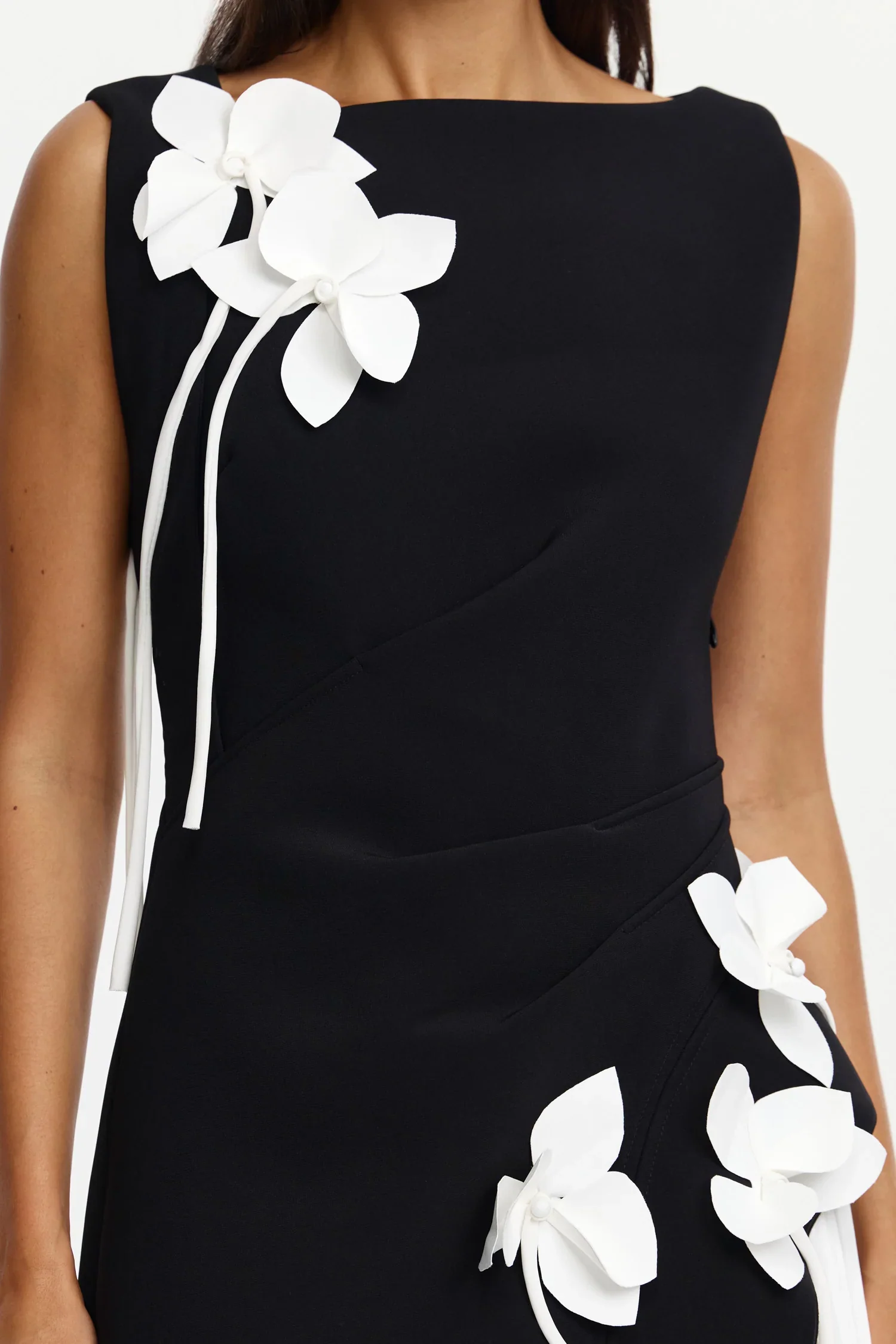 Acler Limisi Maxi Dress - Black & Ivory - Image 3