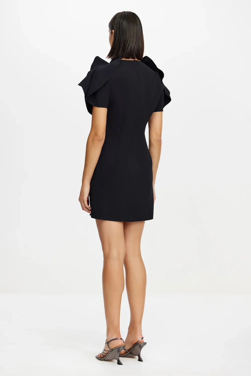 Acler Normanhill Mini Dress - Black - Image 4
