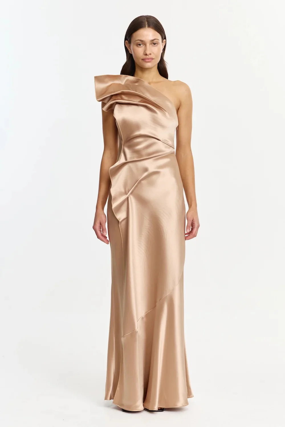 Acler Werona Maxi Dress - Champagne