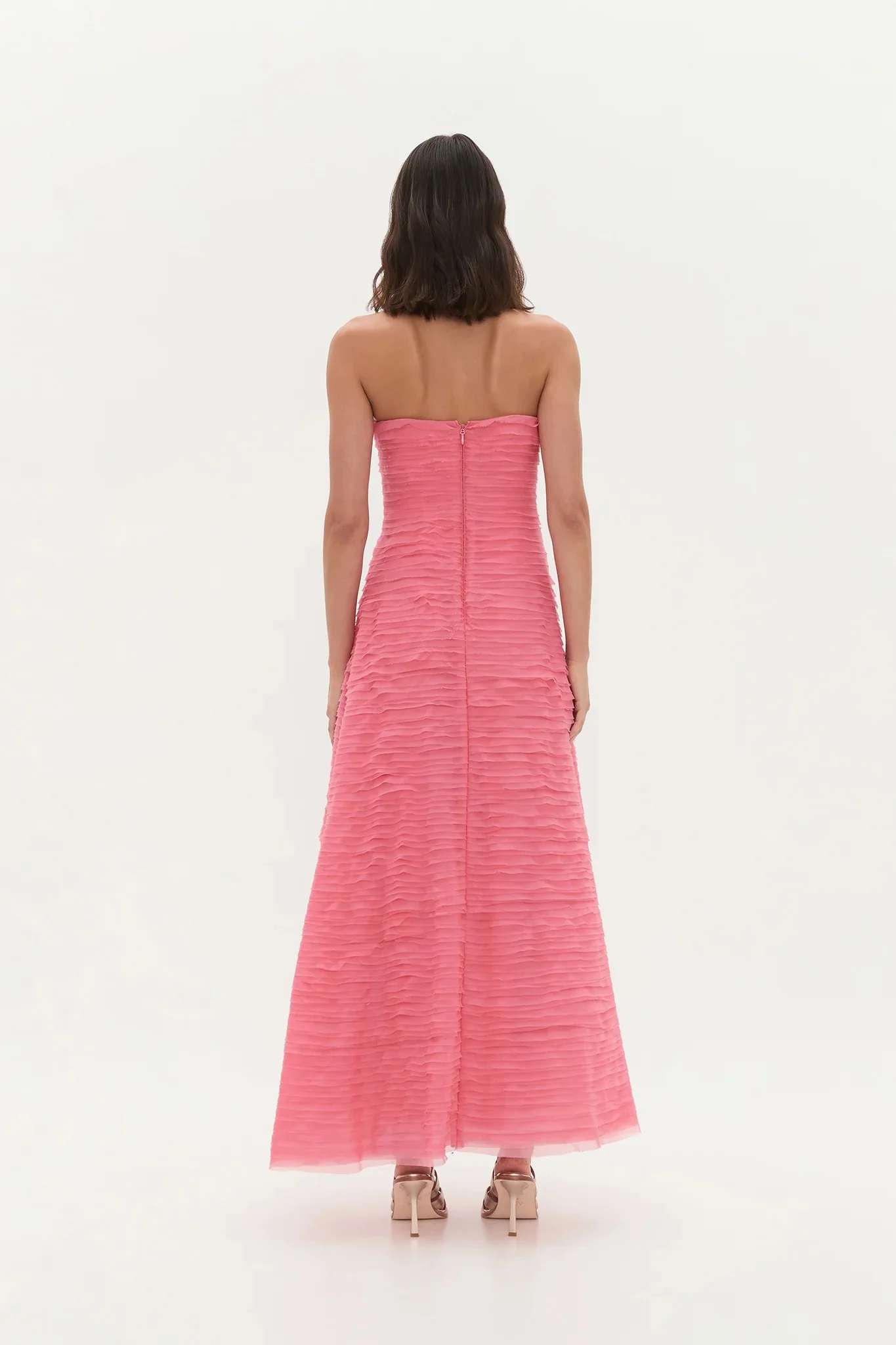 Aje Soundscape Maxi Dress - Guava Pink - Image 5