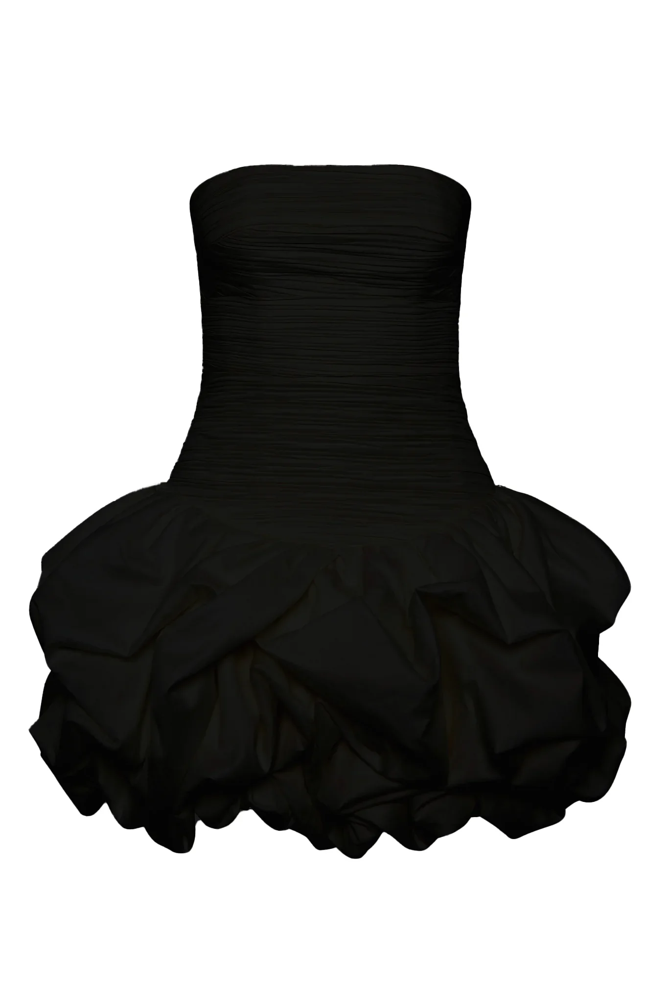 Aje Violette Bubble Hem Mini Dress - Black - Image 6