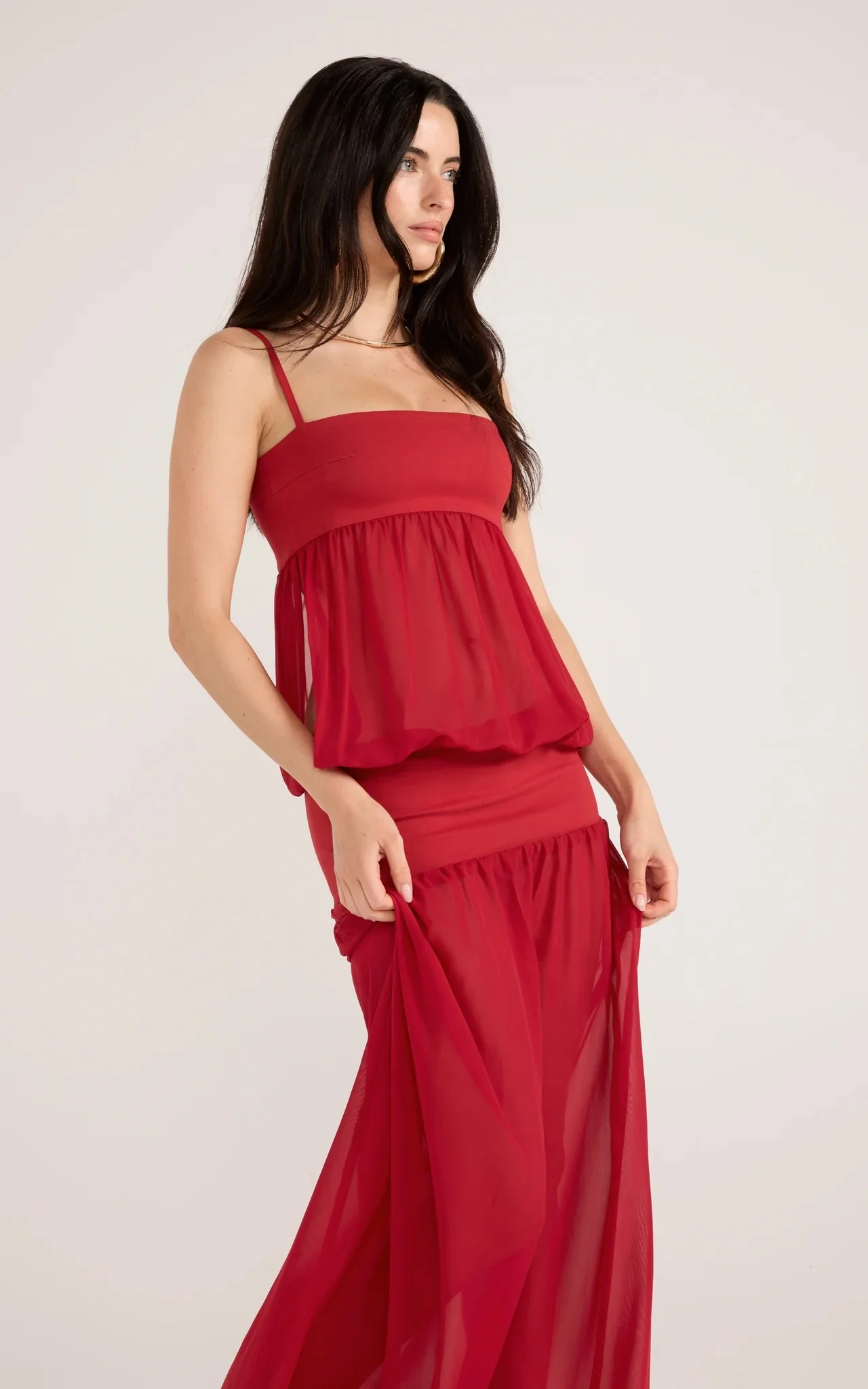 Ance Gria Romeo Gown - Red - Image 4