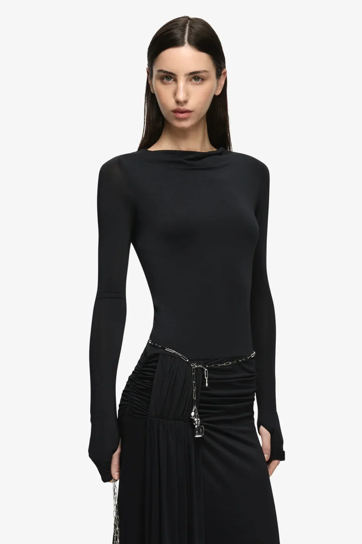 Bec & Bridge Andrea Long Sleeve Maxi Dress - Black - Image 3