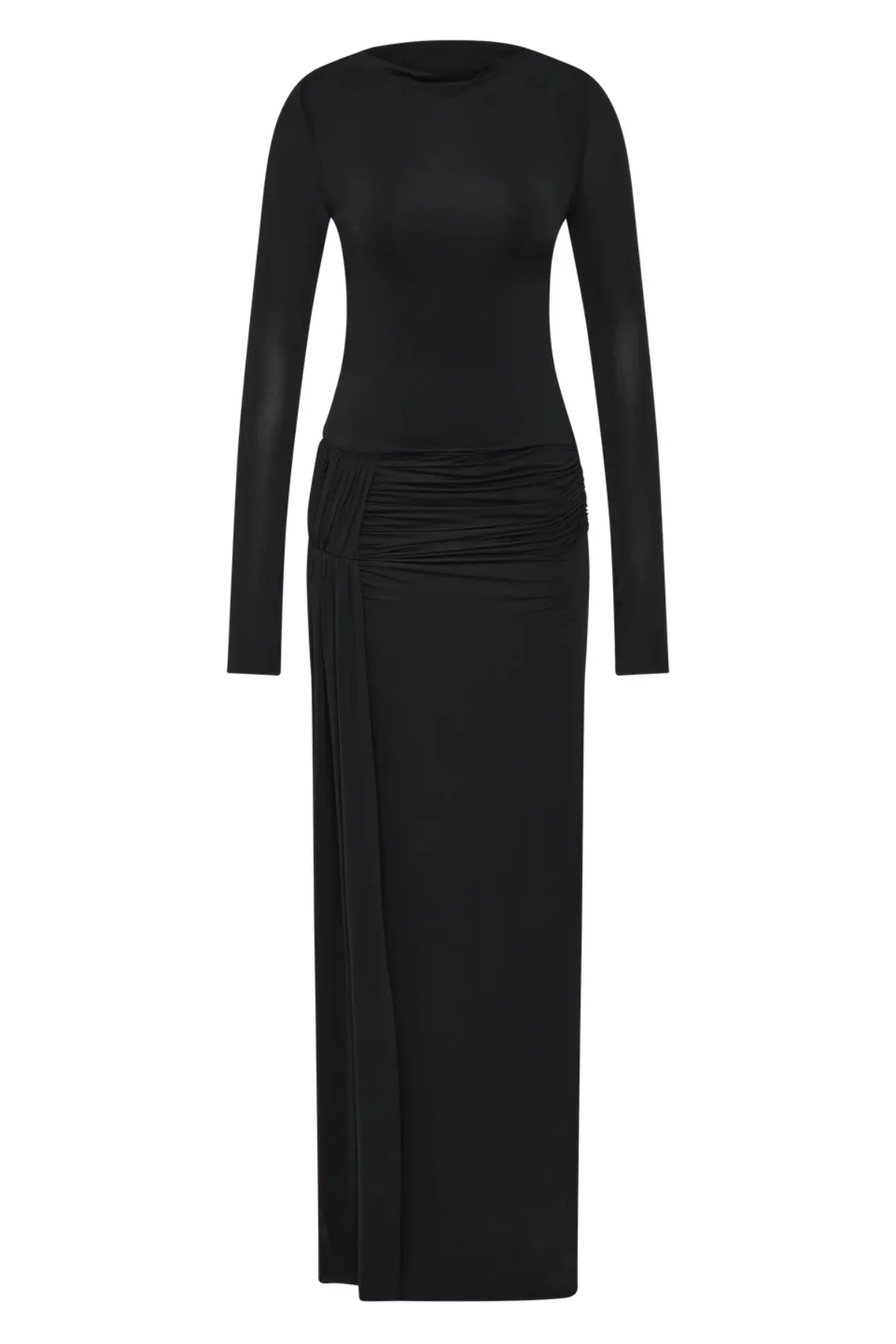 Bec & Bridge Andrea Long Sleeve Maxi Dress - Black - Image 5
