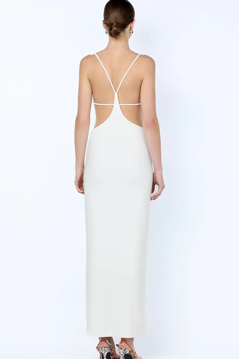 Bec & Bridge Arlene Strappy Midi Dress - Ivory - Image 3