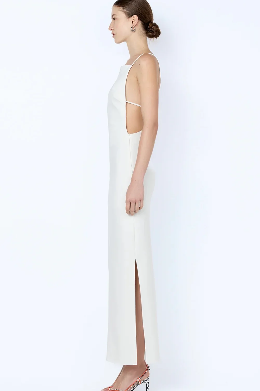 Bec & Bridge Arlene Strappy Midi Dress - Ivory - Image 4