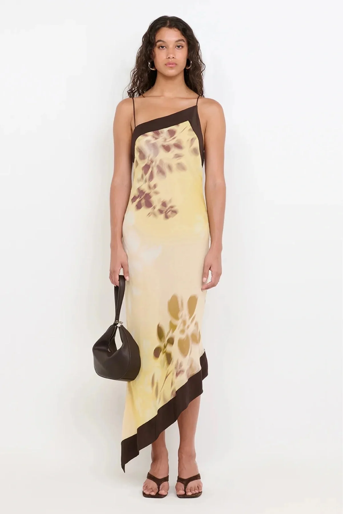 Bec & Bridge Blaise Asym Midi Dress - Palmera Floral