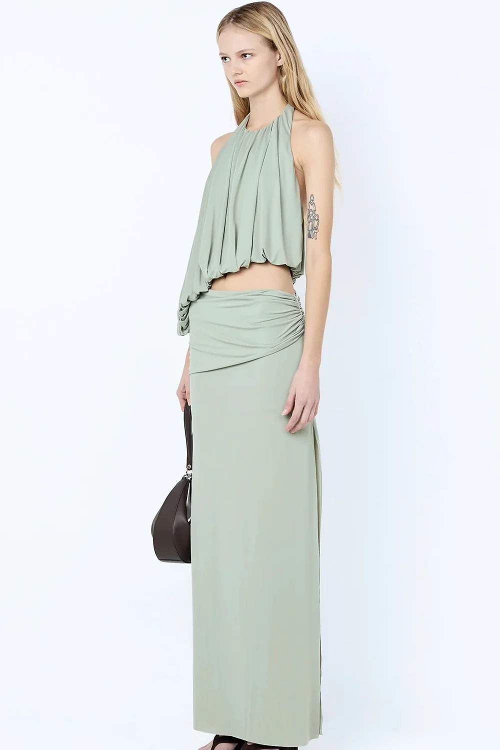 Bec & Bridge Cadence Racer Maxi Dress - Pistachio - Image 2