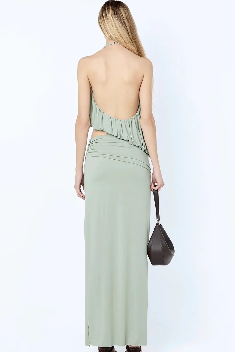 Bec & Bridge Cadence Racer Maxi Dress - Pistachio - Image 4