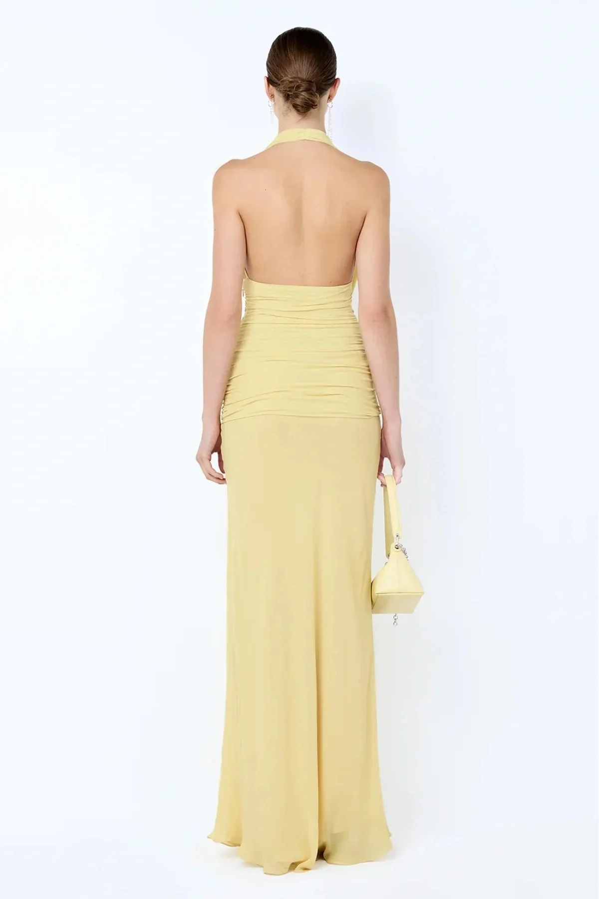 Bec & Bridge Cassis Drape Maxi Dress - Citron - Image 4
