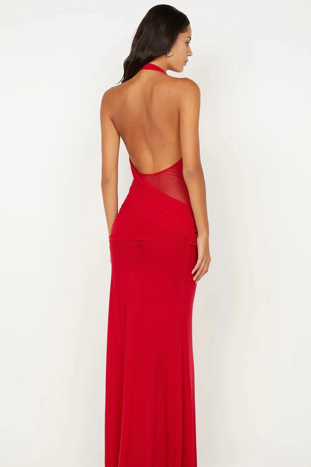 Bec & Bridge Deija Halter Maxi Dress - Strawberry - Image 5