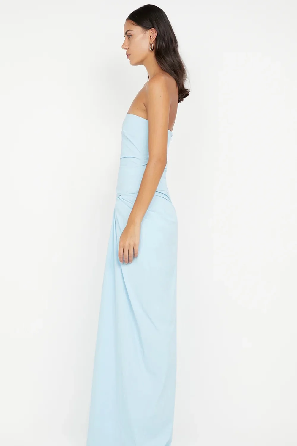 Bec & Bridge Domenic Strapless Dress - Sky Blue - Image 4