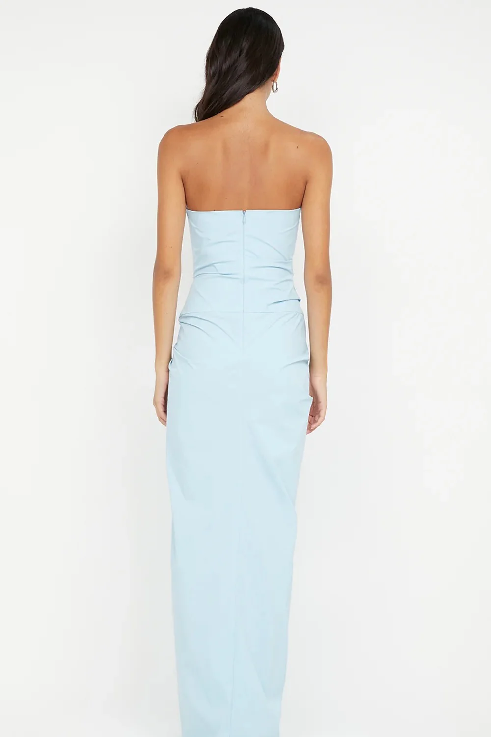Bec & Bridge Domenic Strapless Dress - Sky Blue - Image 5