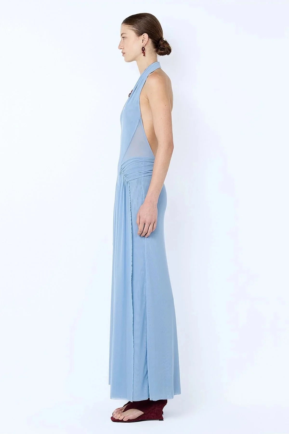 Bec & Bridge Juniper Halter Maxi Dress - Denim Blue - Image 3