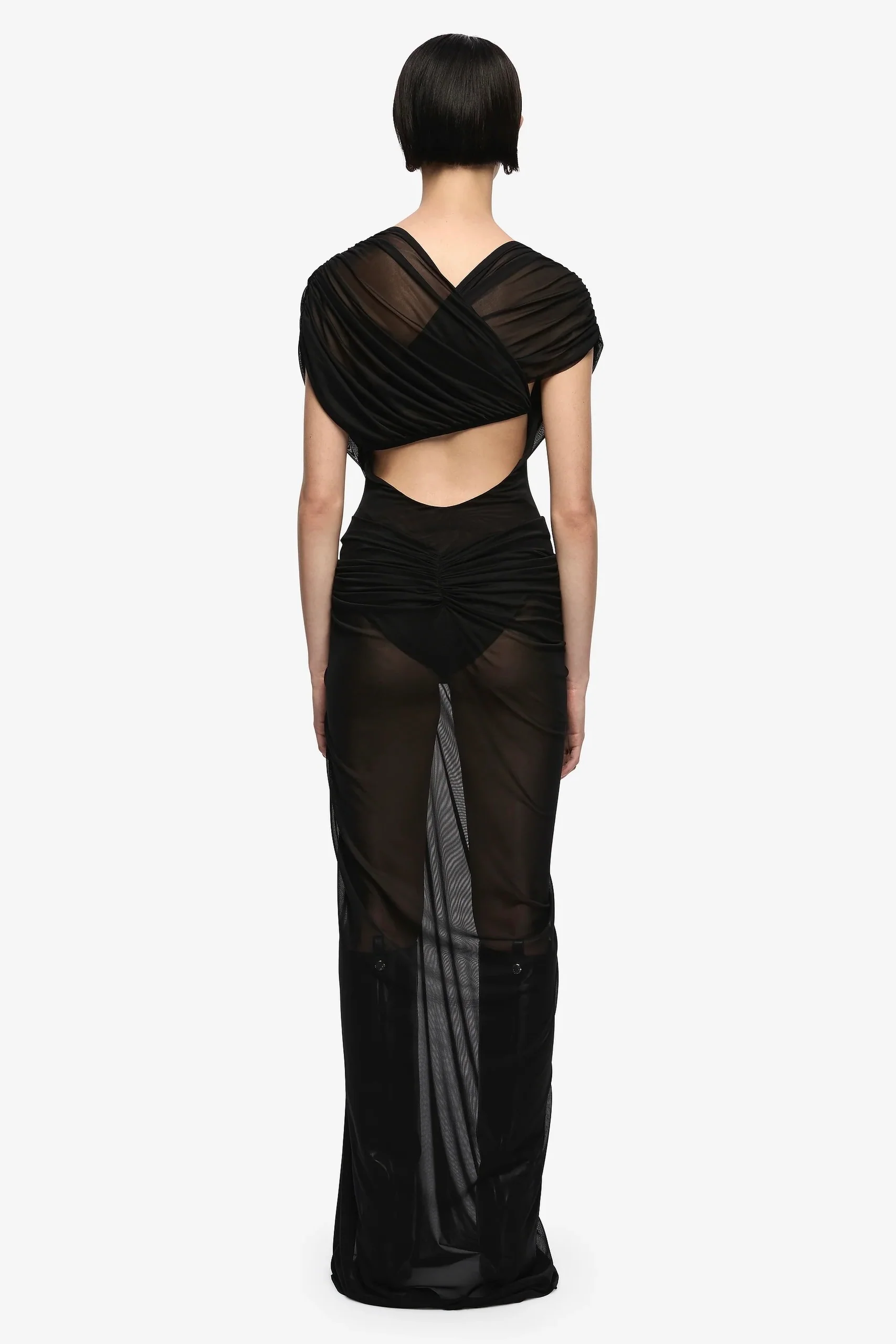 Bec & Bridge Leia Drape Maxi Dress - Black - Image 3