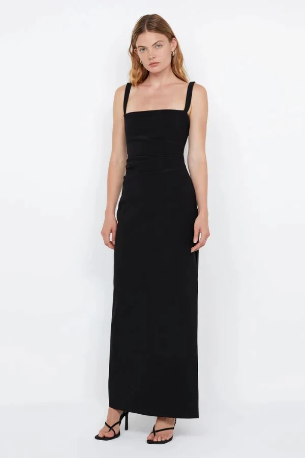 Bec & Bridge Leora Tuck Maxi Dress - Black - Image 2