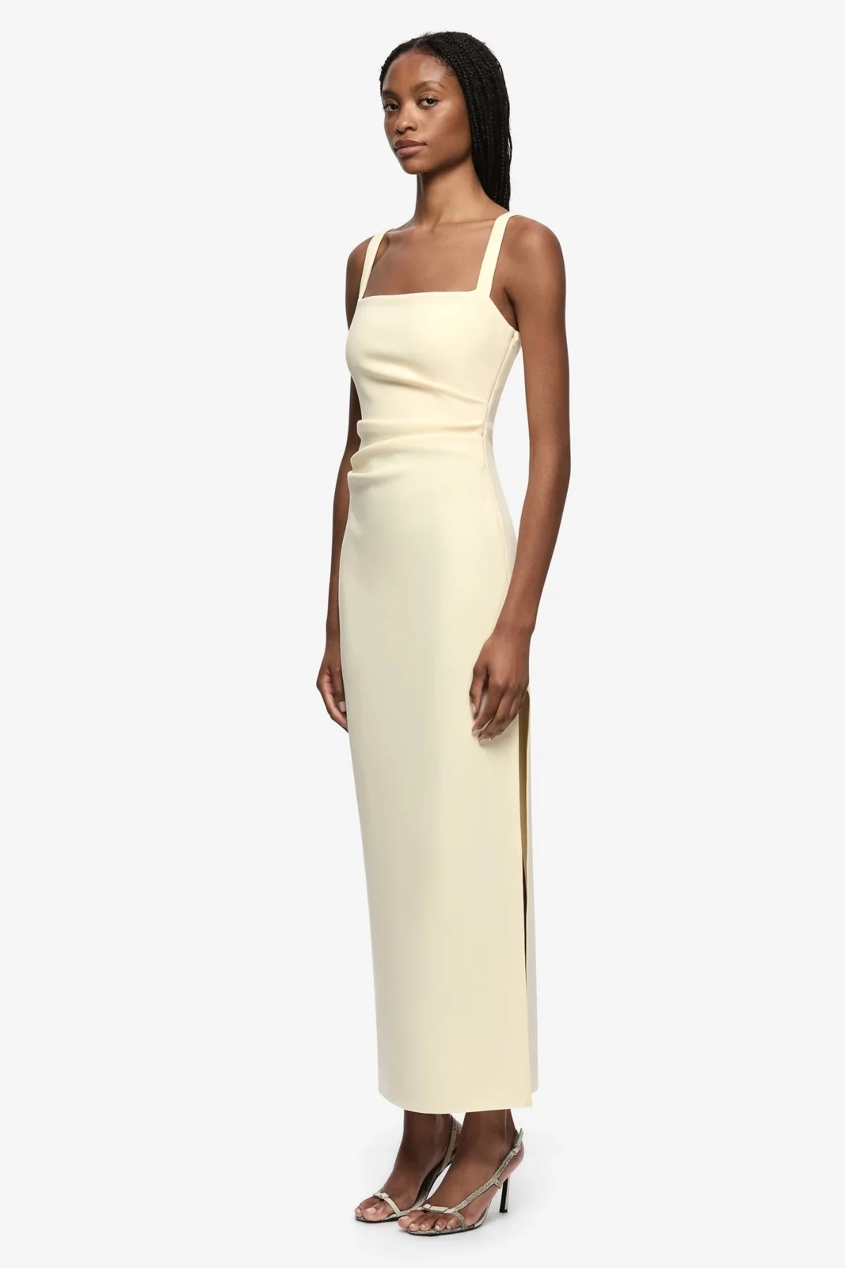 Bec & Bridge Leora Tuck Maxi Dress - Lemon Sorbet - Image 2
