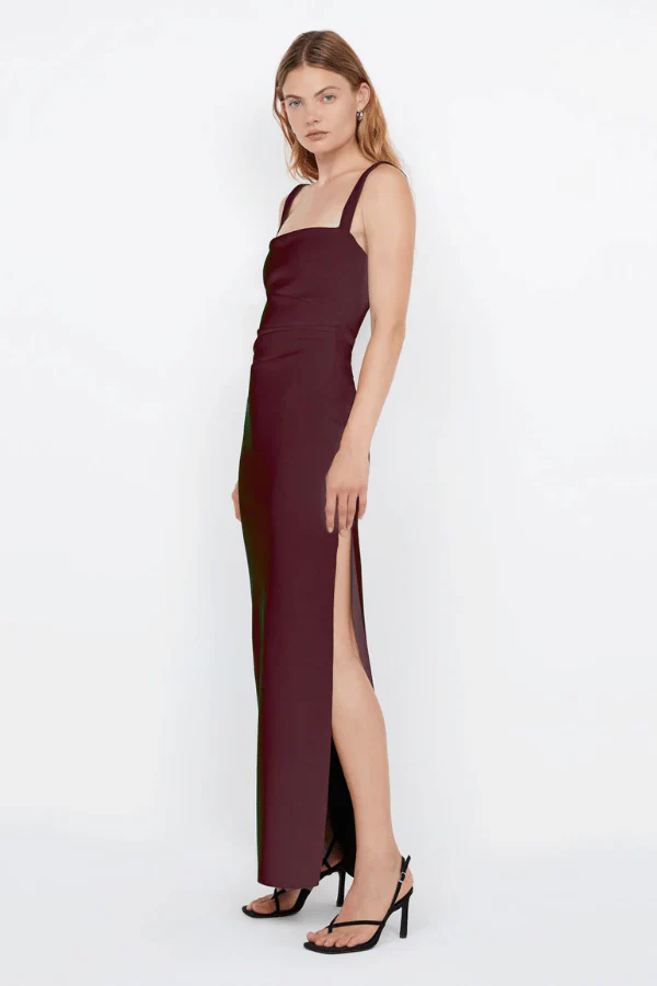 Bec & Bridge Leora Tuck Maxi Dress - Plum - Image 2