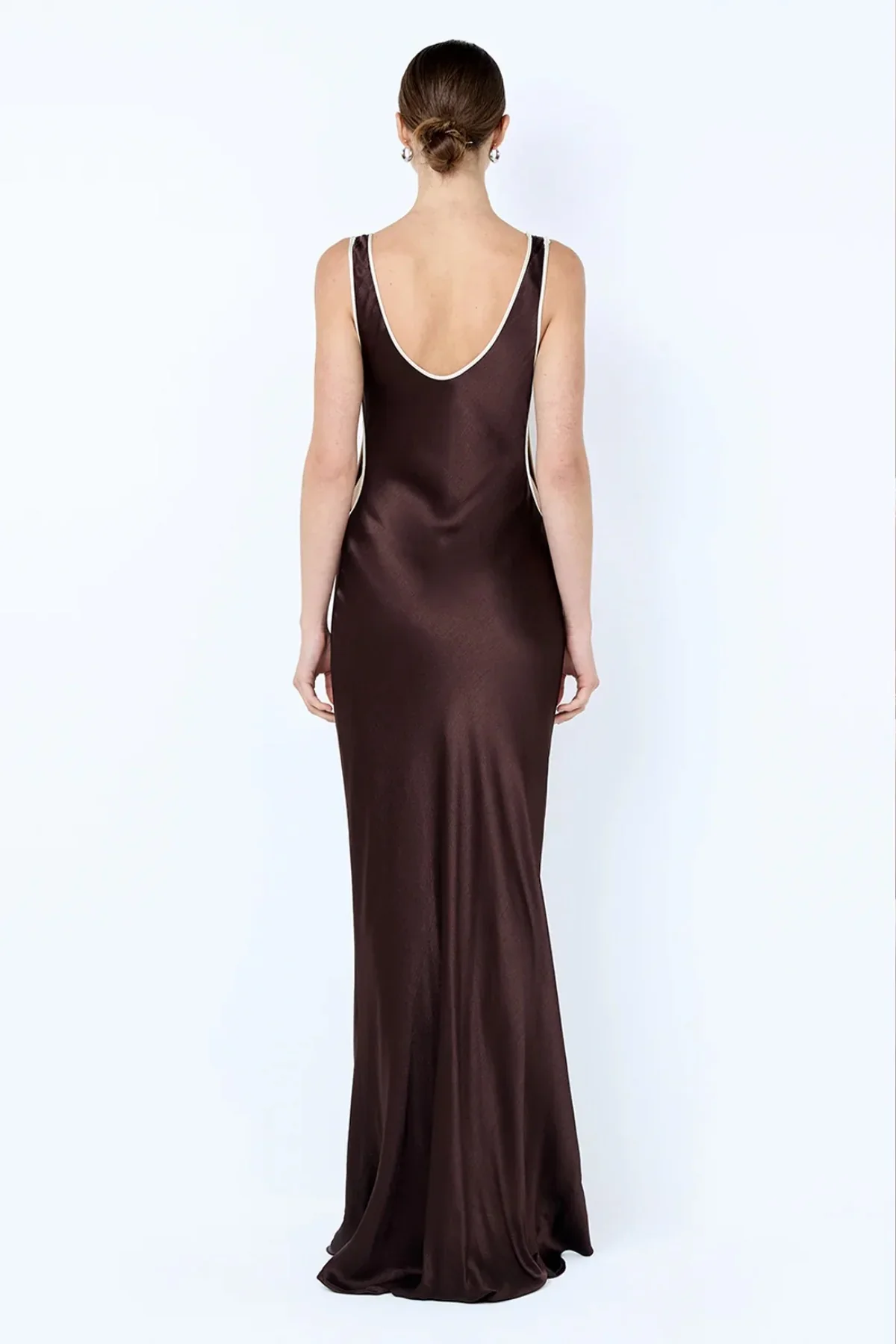 Bec & Bridge Marcy Cutout Maxi Dress- Dark Chocolate - Image 4