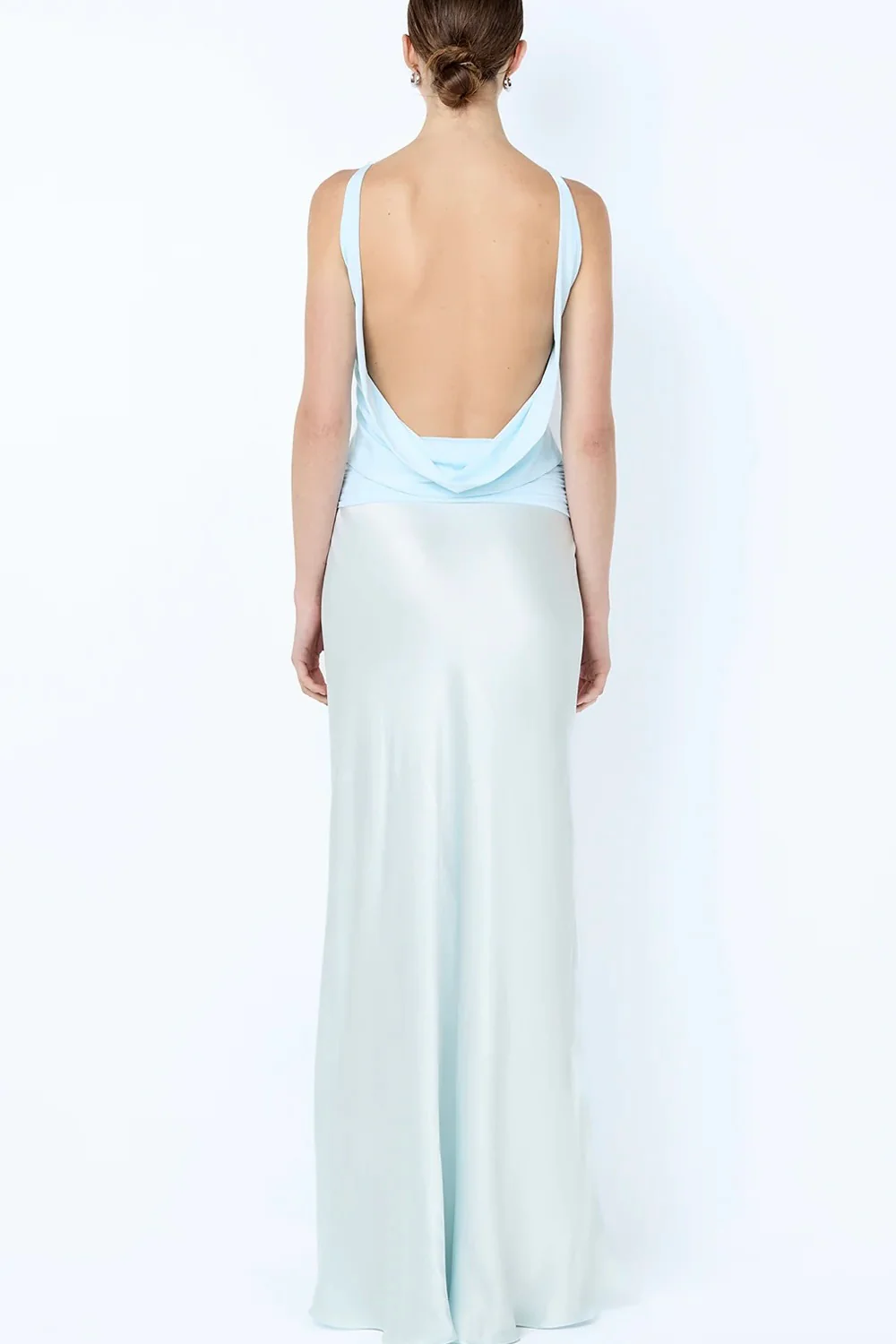 Bec & Bridge Mirabelle Cowl Maxi Dress - Arctic Blue - Image 3