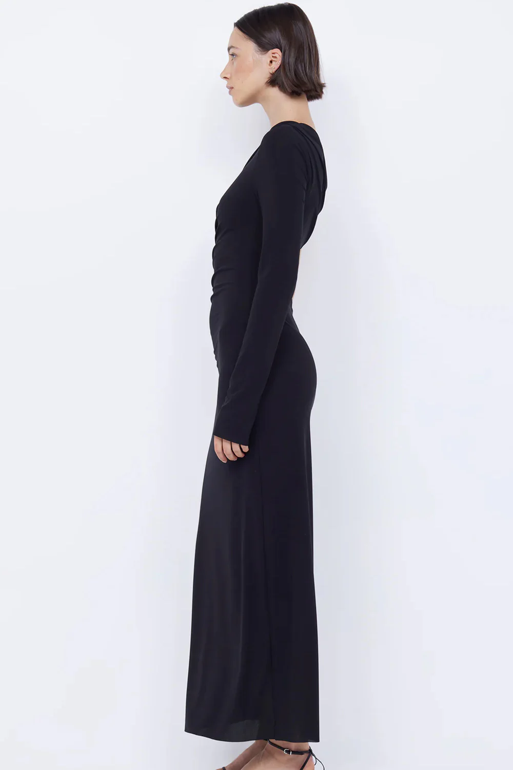 Bec & Bridge Nabila Asym Midi Dress - Black - Image 6