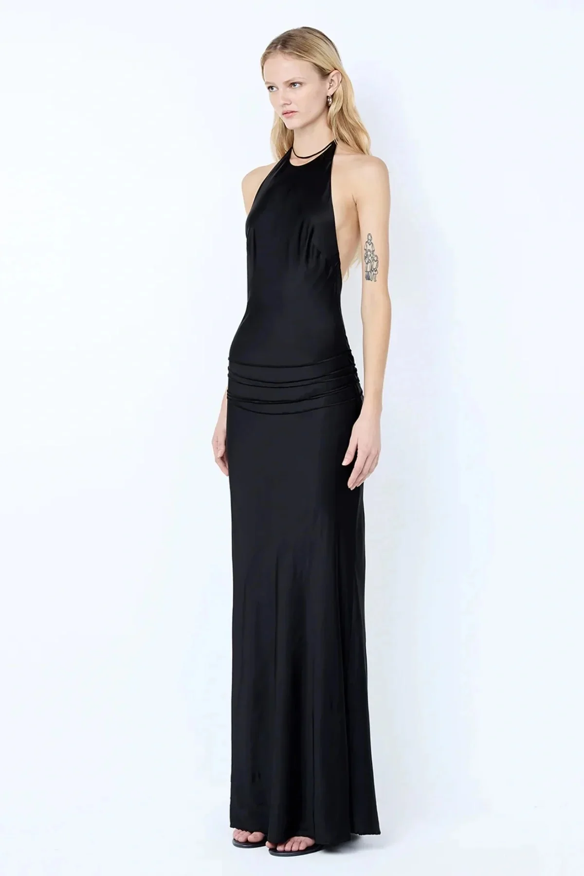 Bec & Bridge Quentin Racer Maxi Dress - Black - Image 3