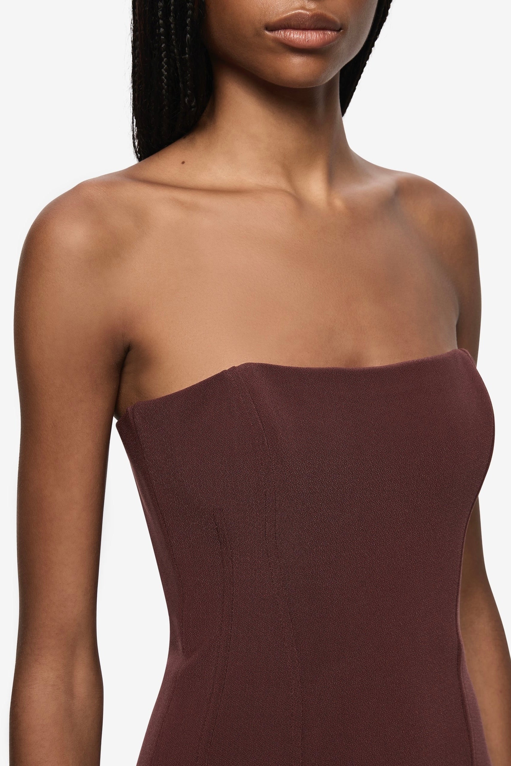 Bec & Bridge Romee Strapless Maxi Dress - Raisin - Image 3
