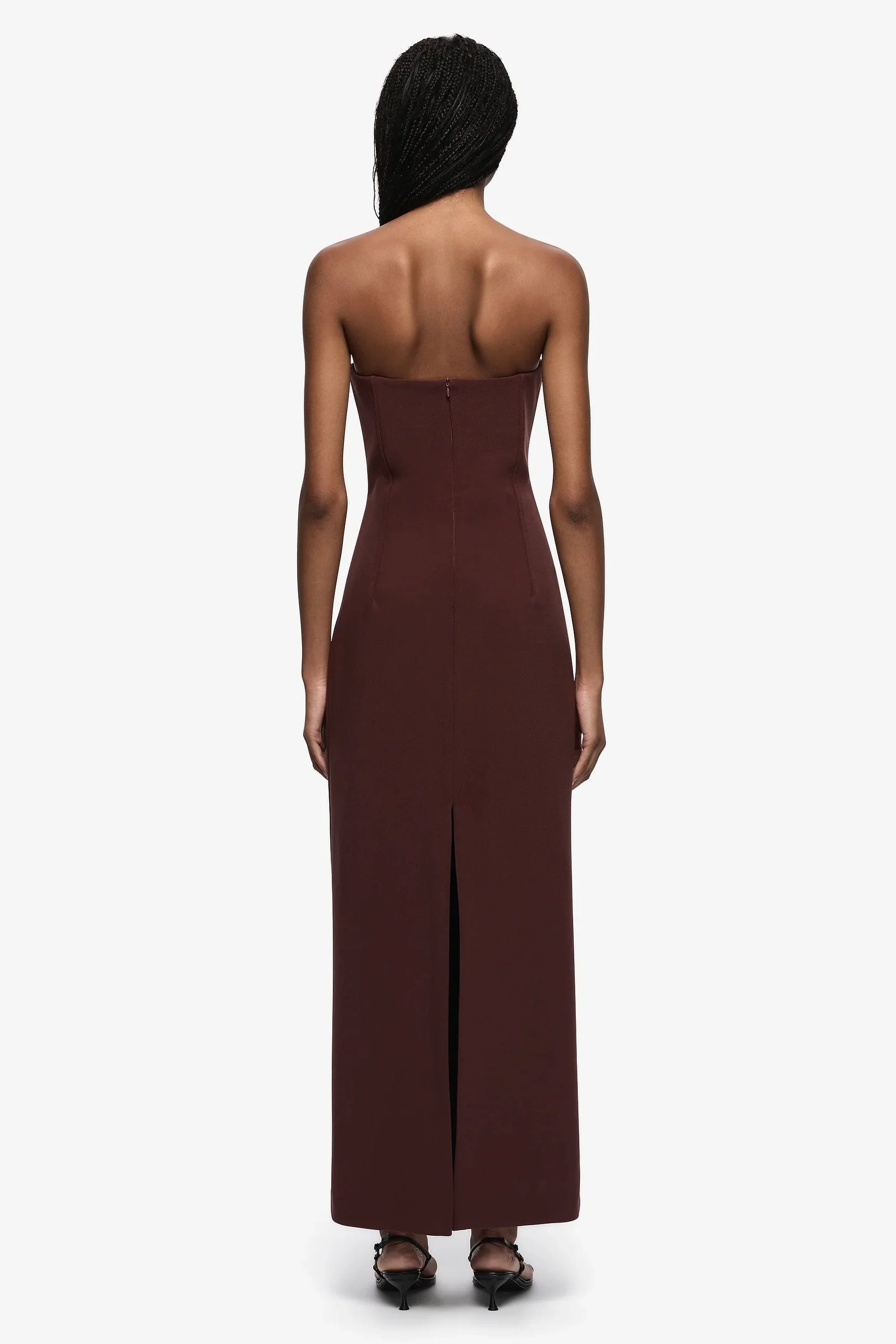 Bec & Bridge Romee Strapless Maxi Dress - Raisin - Image 4