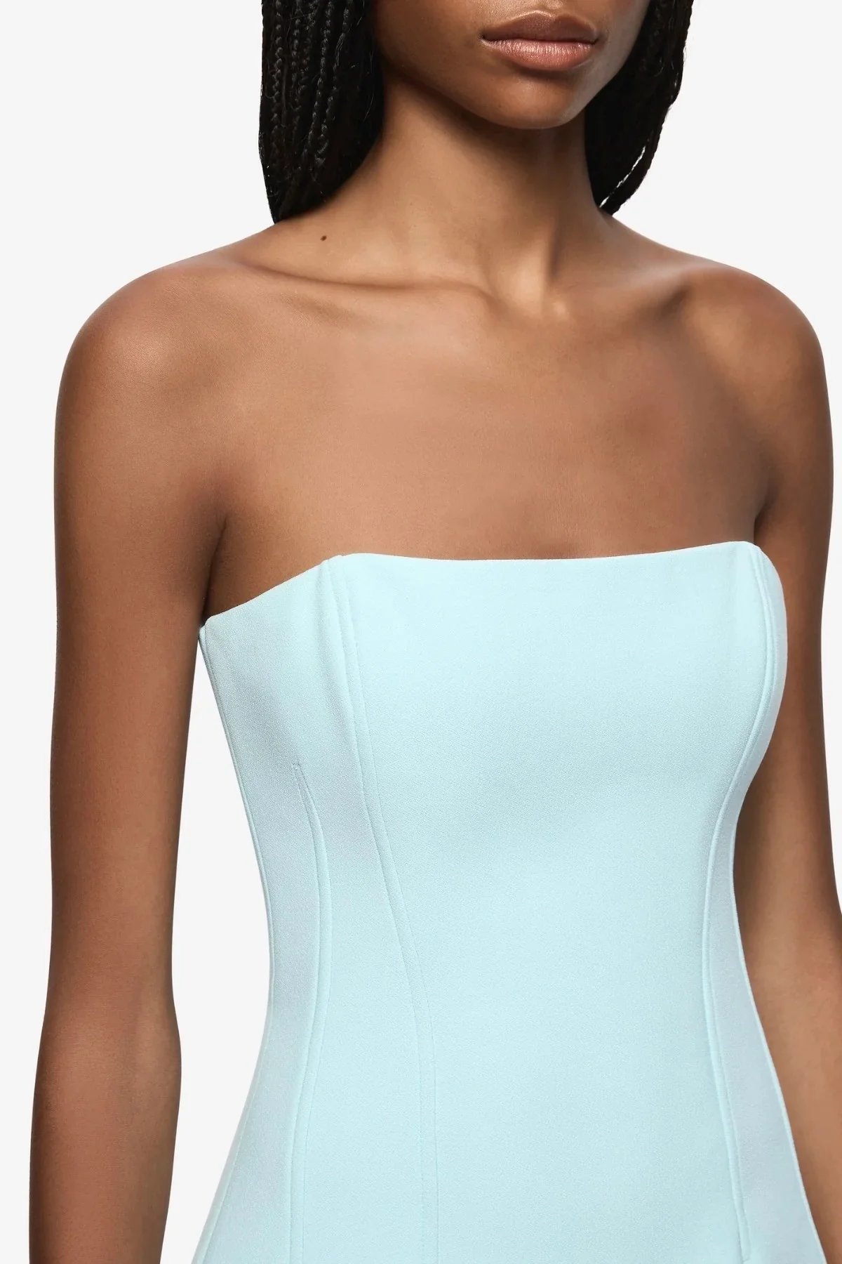 Bec & Bridge Romee Strapless Mini Dress - Glacier Blue - Image 3