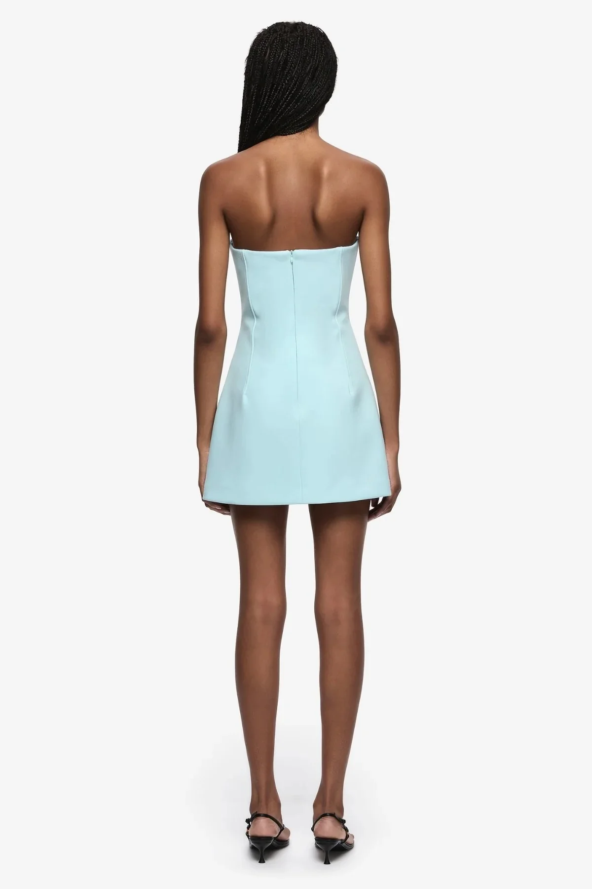 Bec & Bridge Romee Strapless Mini Dress - Glacier Blue - Image 4