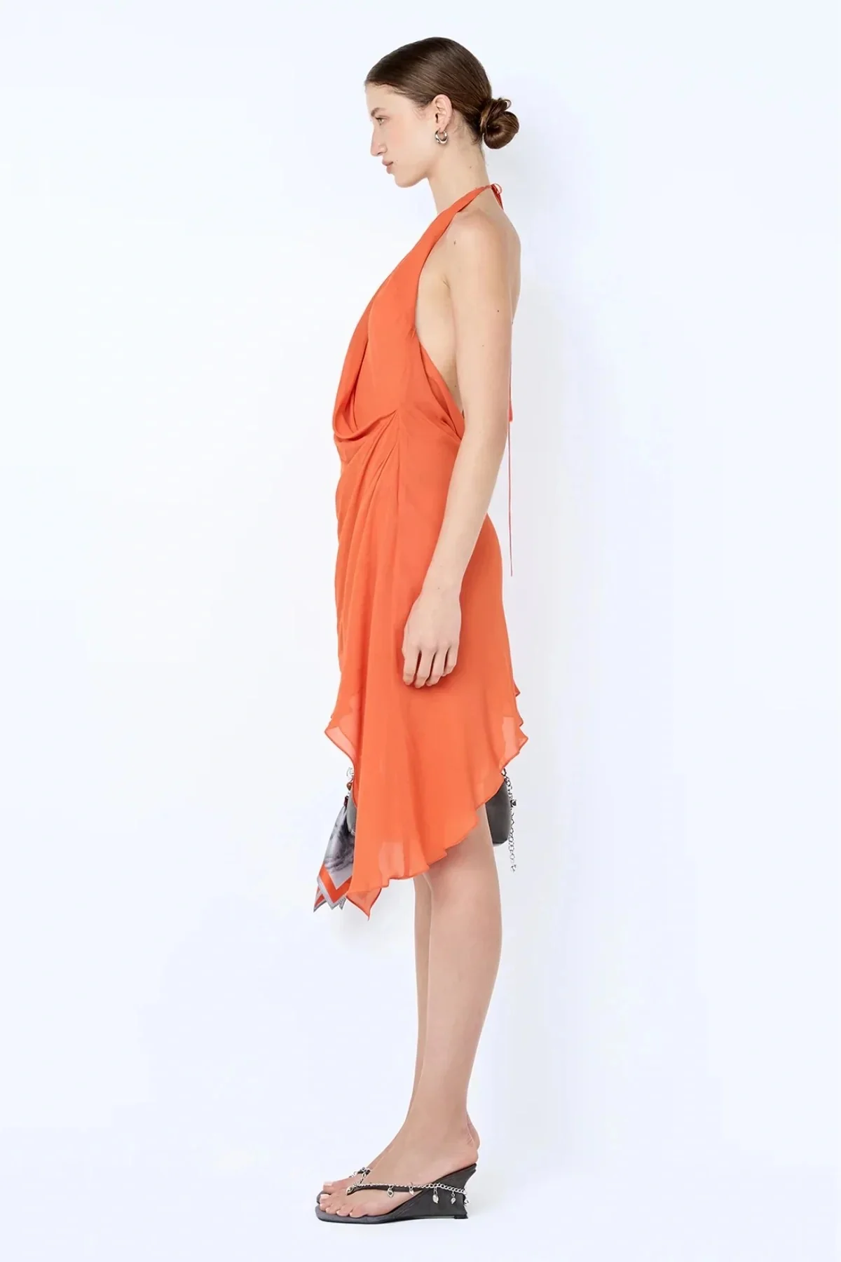 Bec & Bridge Sabrina Mini Dress - Persimmon - Image 3