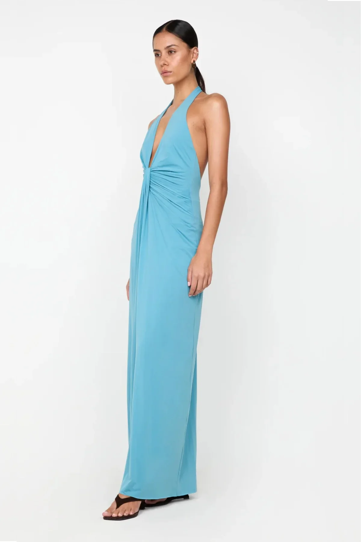 Bec & Bridge Tillie Drape Maxi Dress - Seafoam - Image 2