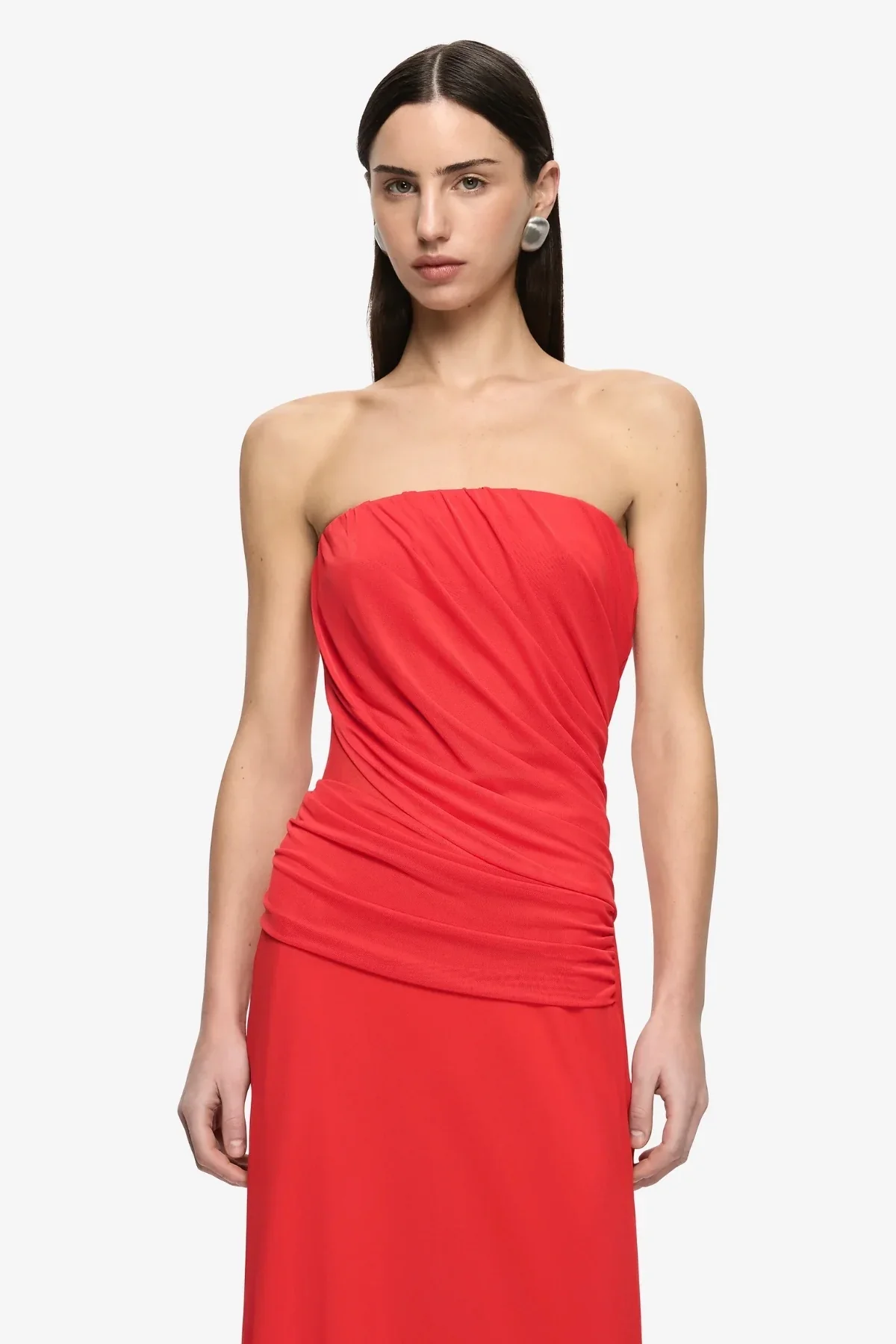 Bec & Bridge Xanthi Strapless Maxi Dress - Flame - Image 2