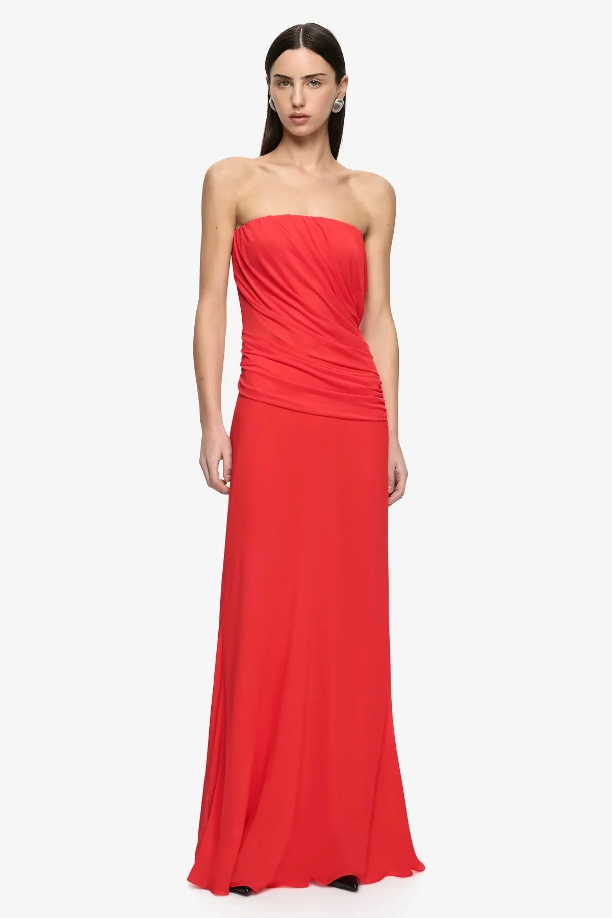 Bec & Bridge Xanthi Strapless Maxi Dress - Flame - Image 3