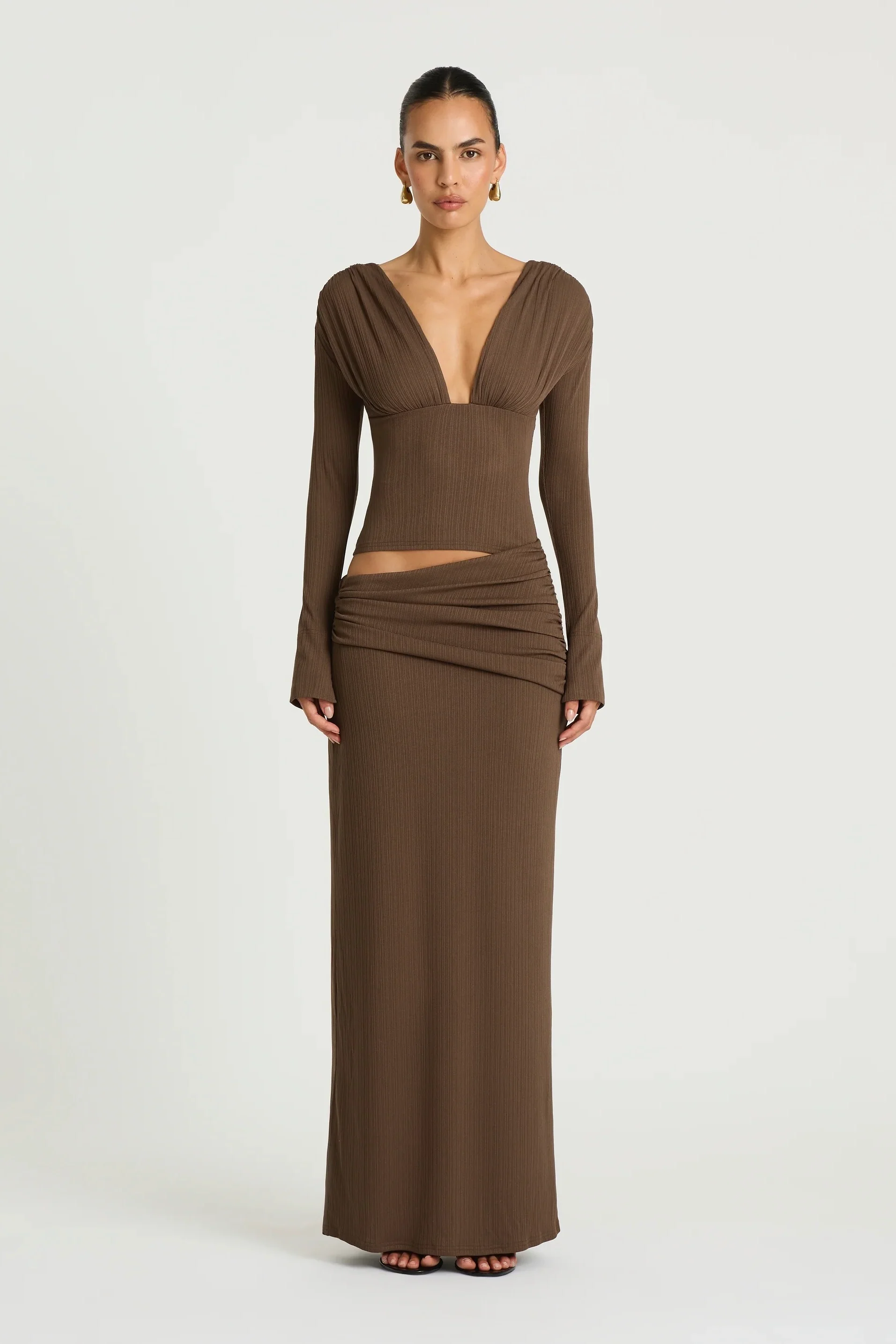Benni Agnes Maxi Dress - Chocolate