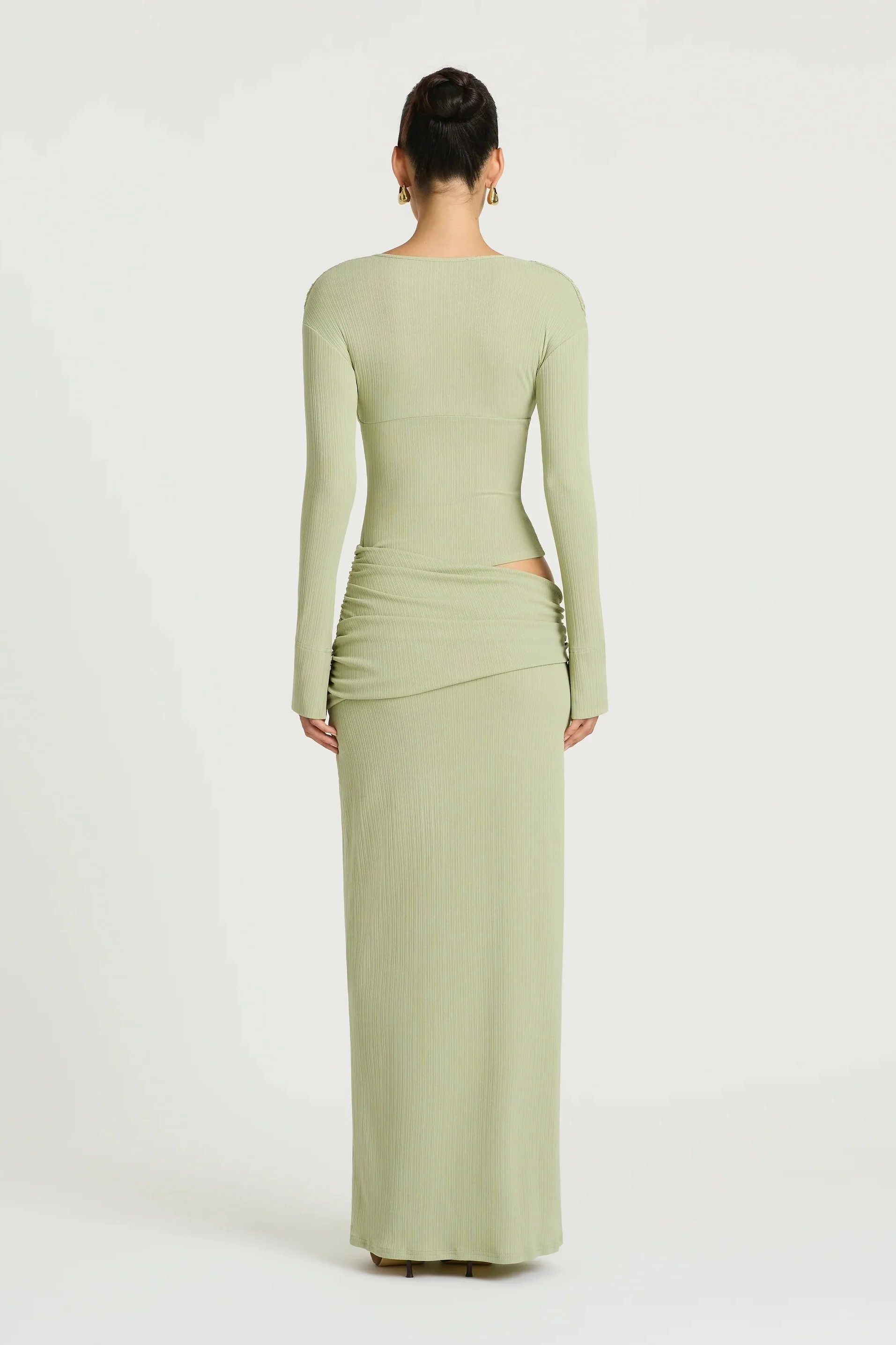 Benni Agnes Maxi Dress - Pistachio - Image 3