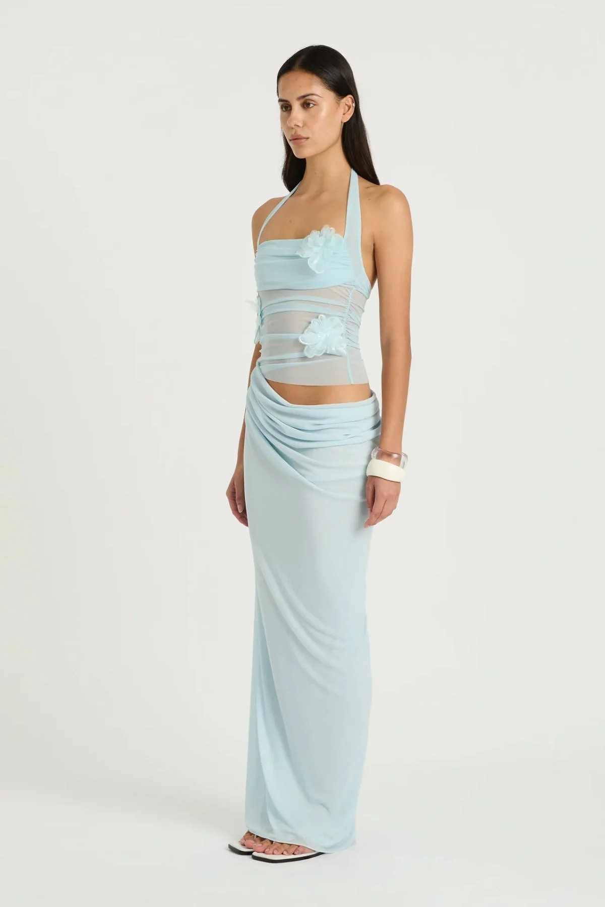 Benni Florence Maxi Dress - Fresh Mint Flower - Image 2