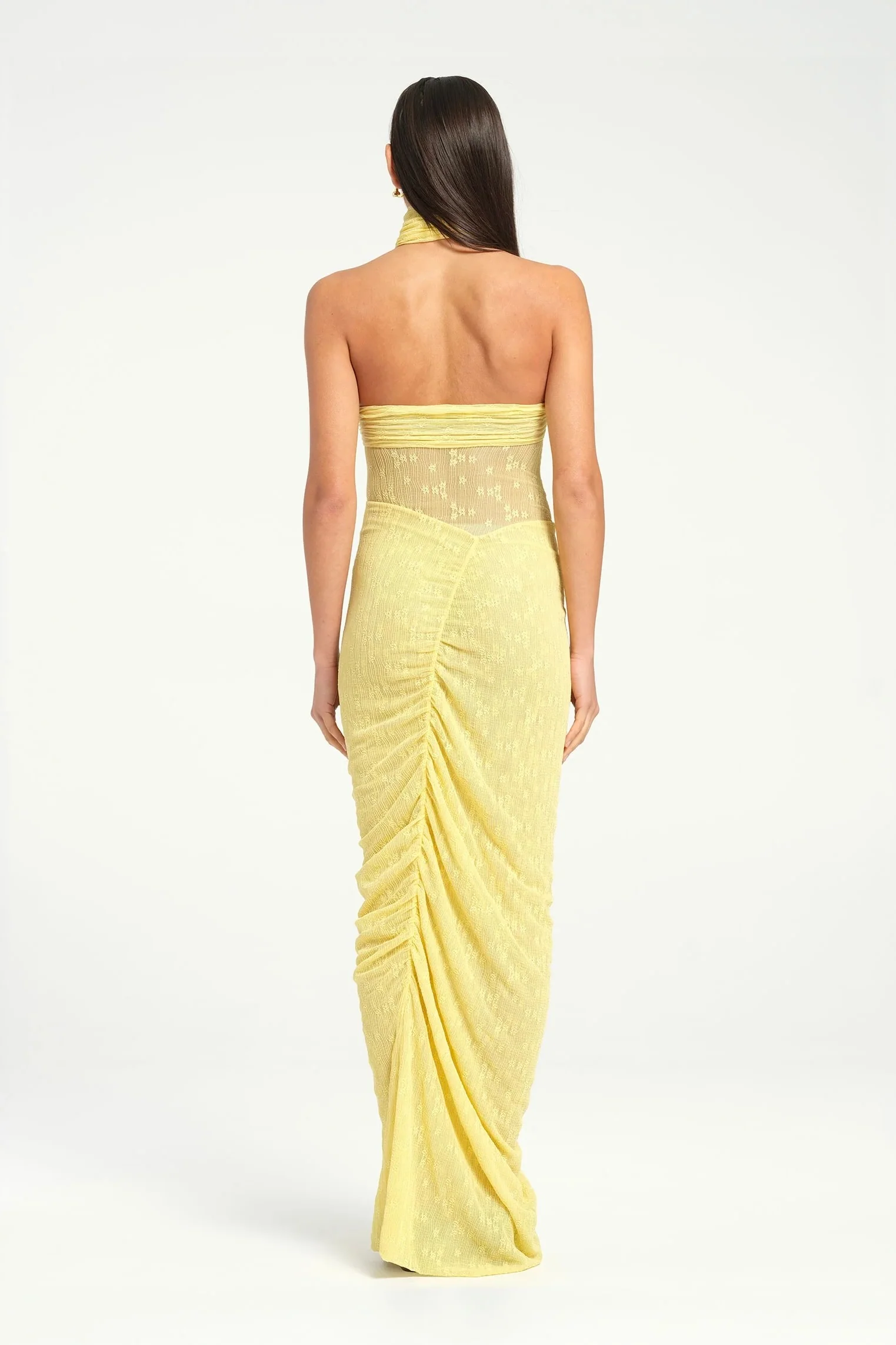 Benni Hudson Lace Maxi Dress - Butter - Image 3