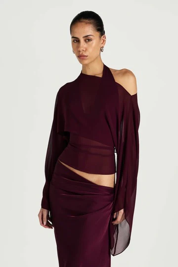 Benni Ira Maxi Dress - Grape - Image 4