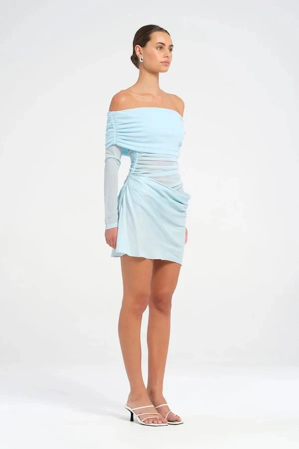 Benni Luca Mini Dress - Ice - Image 2