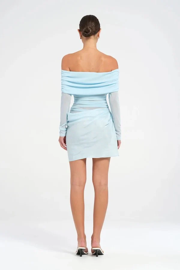 Benni Luca Mini Dress - Ice - Image 3