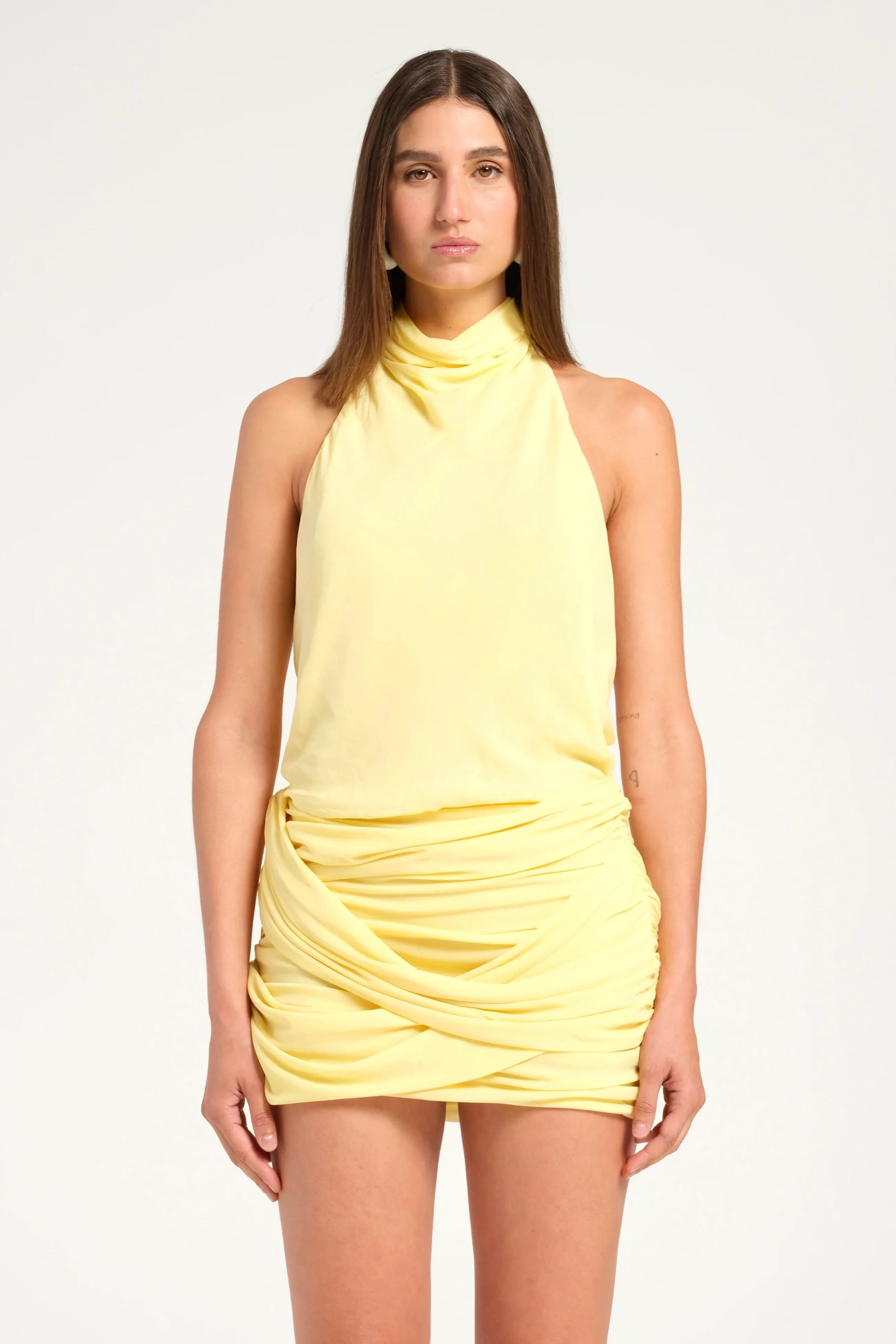 Benni Maisie Mini Dress - Butter - Image 2