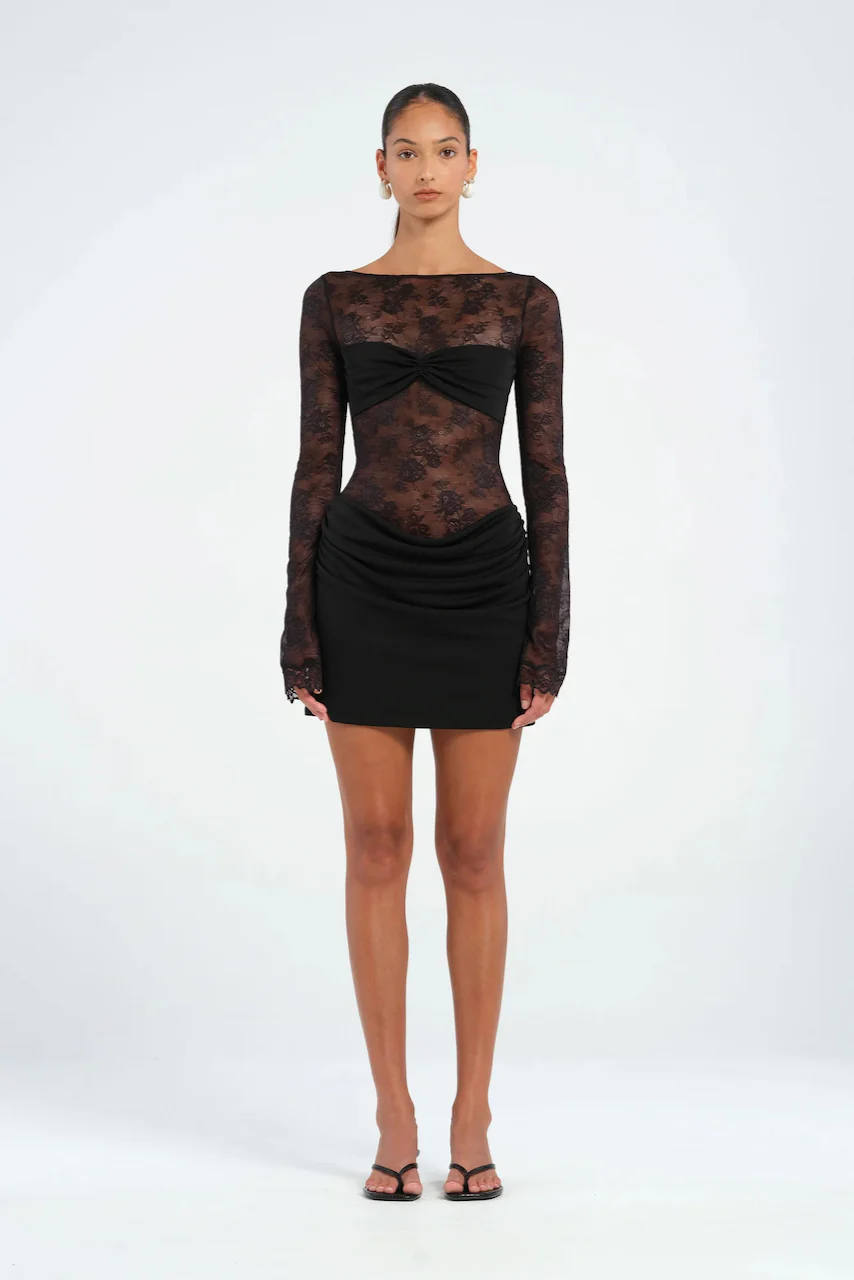 Benni Oskar Mini Dress - Black