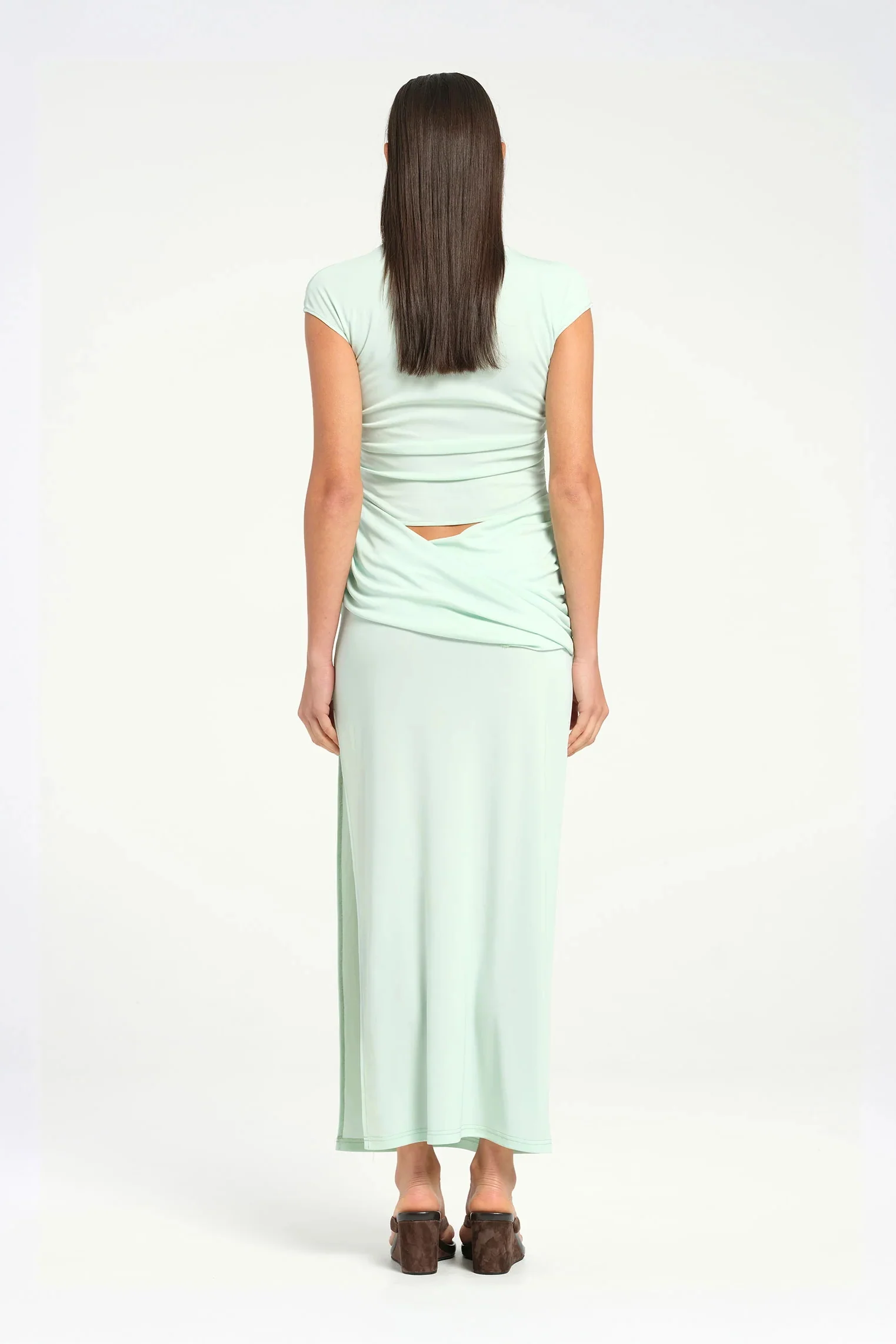 Benni Royce Maxi Dress - Bleached Aqua - Image 3